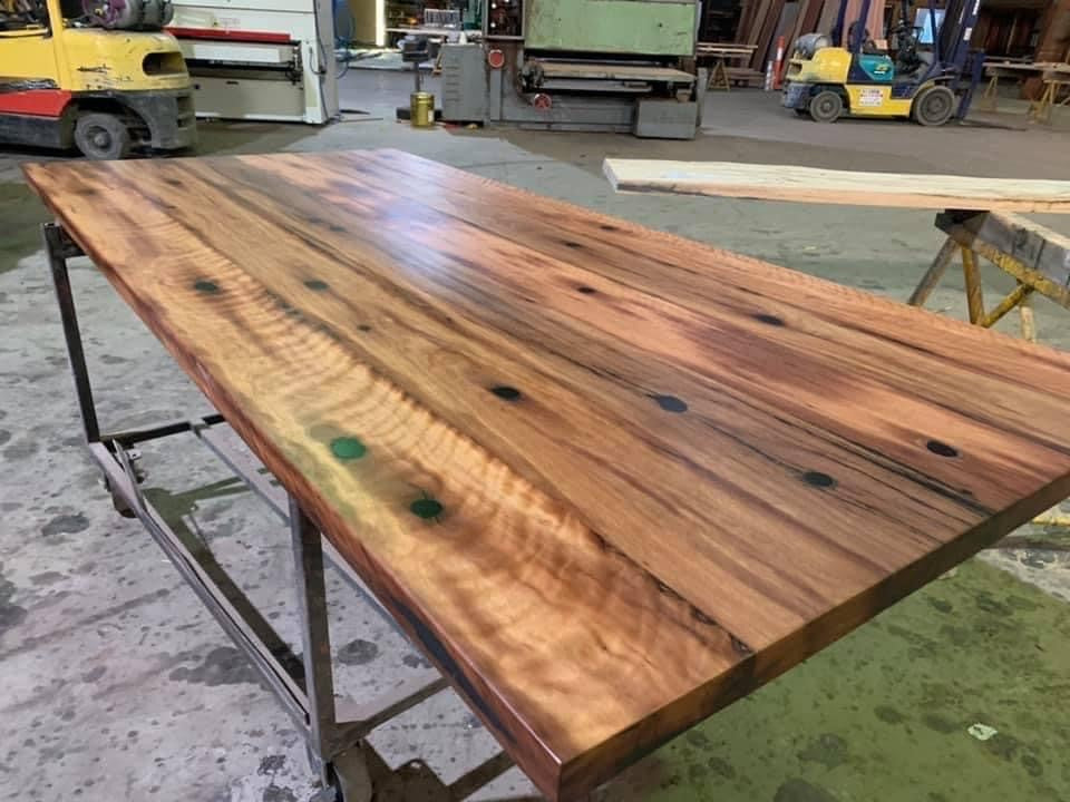 Recycled Bridge Timber Table Top - NST 209