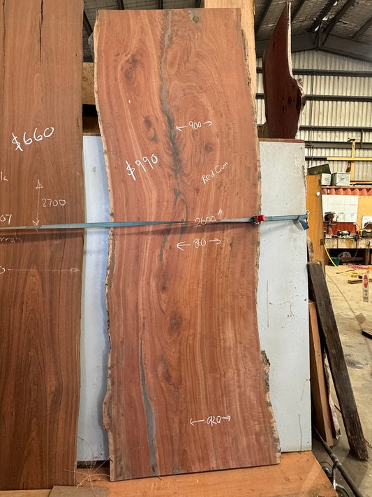 Red Gum Timber Slab - Table Top - NST222