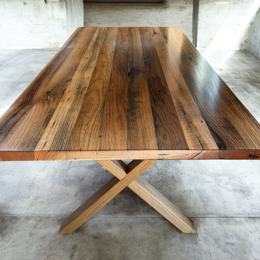 Messmate Timber Table Textured - 2750mm x 1000mm - NST207